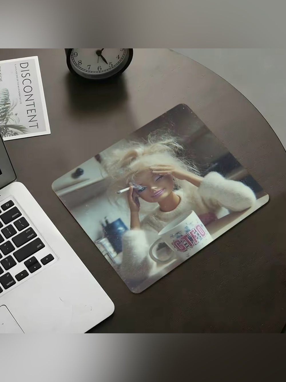 Funny Barbie Graphic Mouse Pad